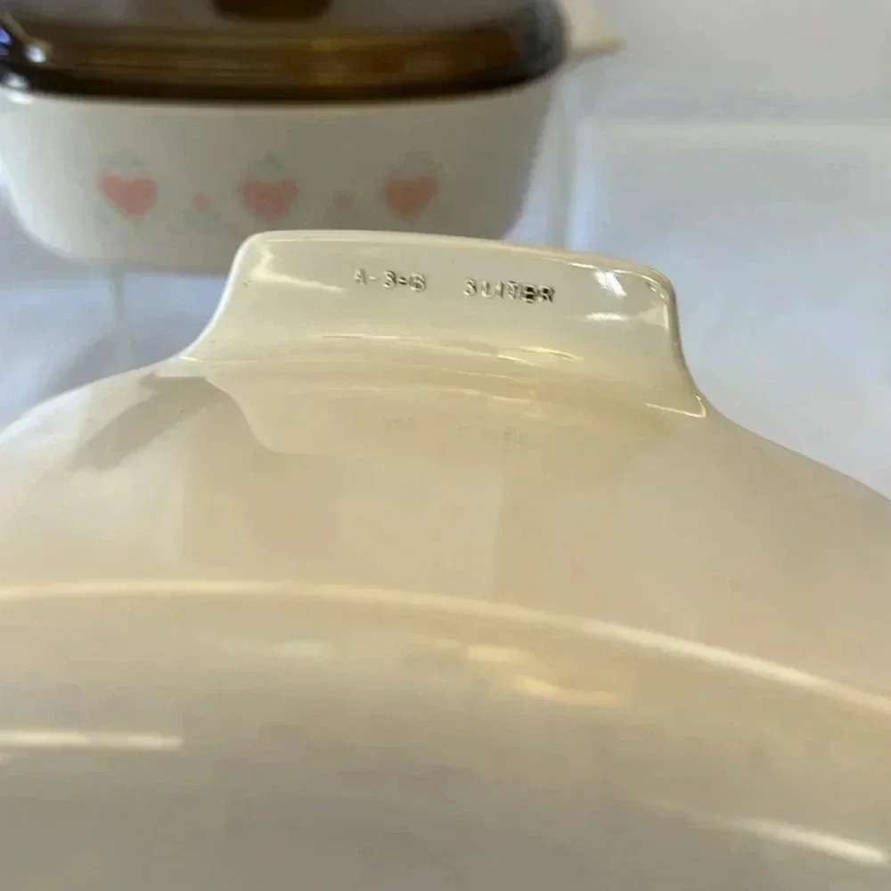 CorningWare FOREVER YOURS Casserole Bakeware Dishes A-3-B A-2-B with Brown Lid